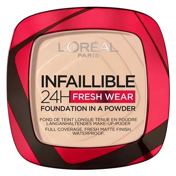 Base em Pó L'Oréal Paris Infallible 24h Fresh Wear nº 20 Marfim 9g