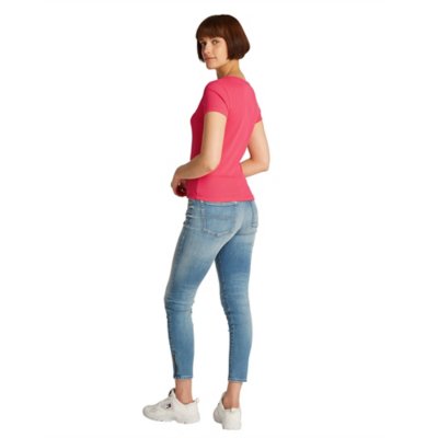 Tee-shirt à manches courtes femme Slim Essential TOMMY HILFIGER