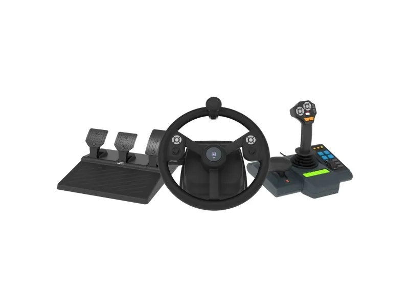 HORI Farming Vehicle Control System - Hjul, pedaler og kontrolpanelenhedssæt - 76 knapper - kablet - for PC