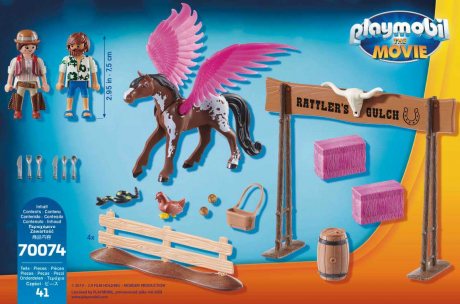 Playmobil: The Movie Marla And Del With Flying Horse