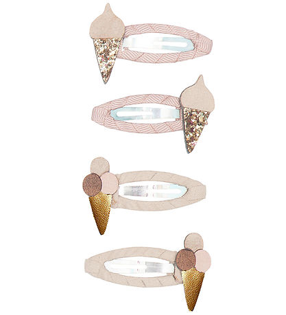 Mimi & Lula Haarspange - 4er-Pack - 6 cm - Ice Cream By The Seas
