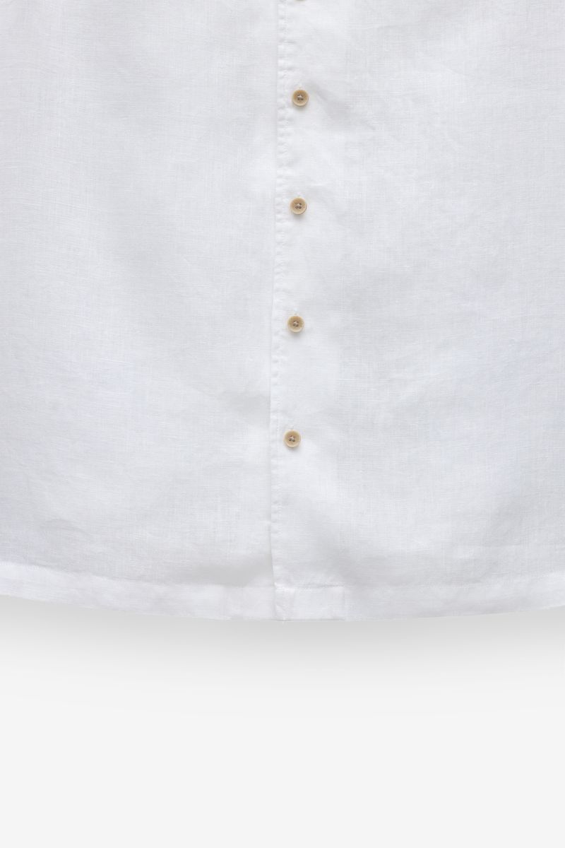 CAMISA 100% LINHO MANGA CURTA