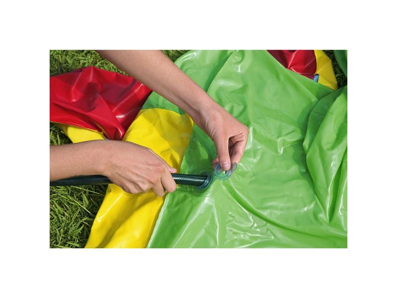 Bestway Jumbo Caterpillar Sprinkler 338 x 110 x 188 cm Wassersprinklerbogen zum Hindurchlaufen
