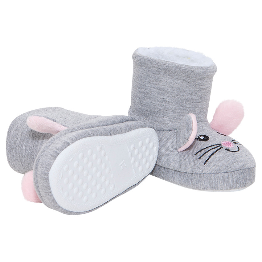 Chaussons bottines forme souris