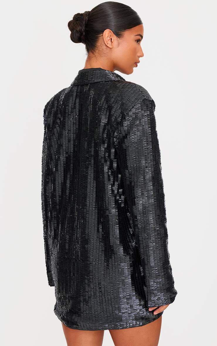 Robe Blazer Ornée De Diamants