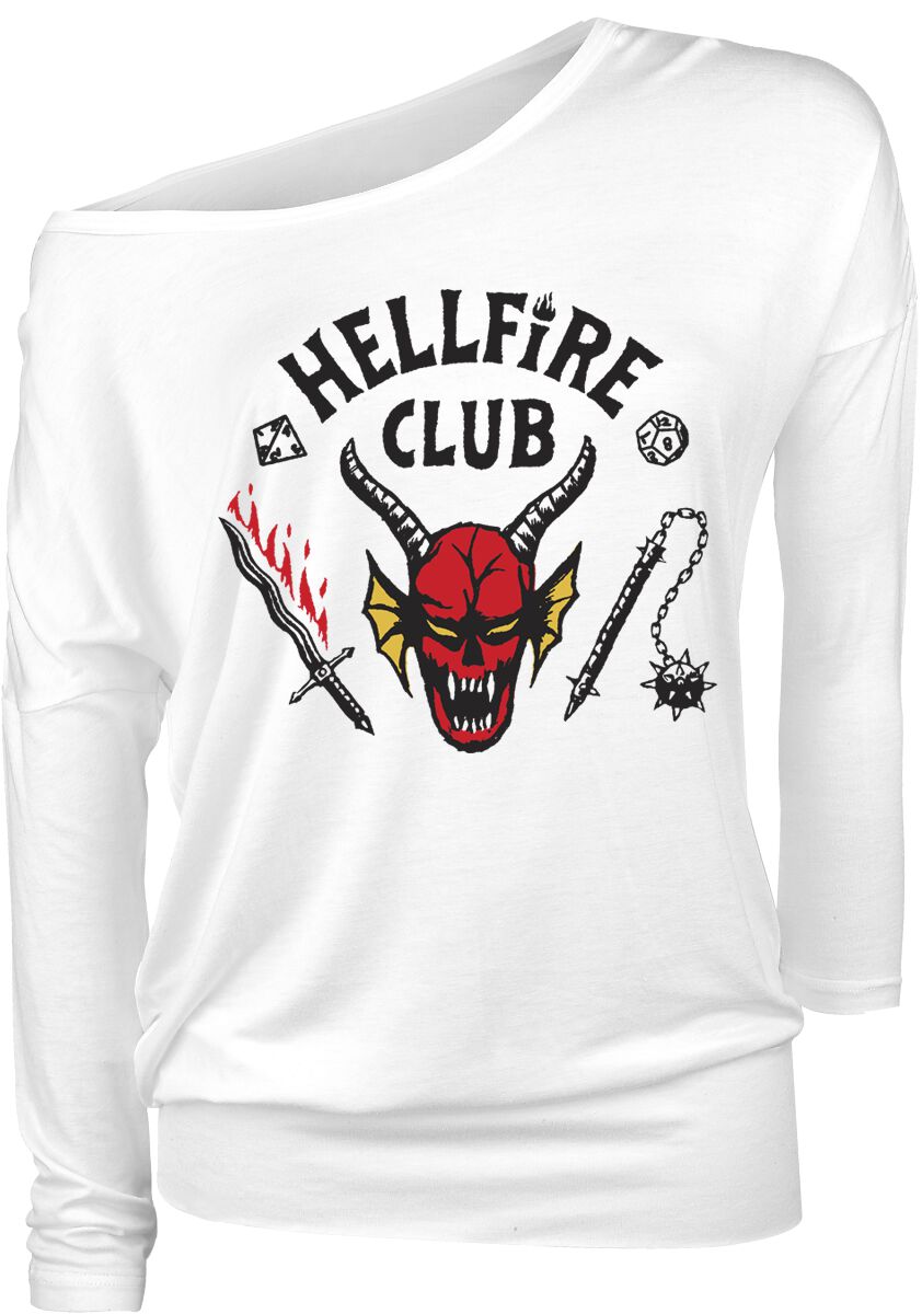 Hellfire Club | Stranger Things T-shirt manches longues