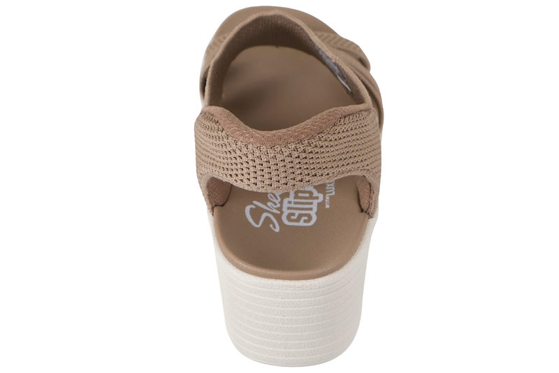 SKECHERS SLIP-INS SUMMER INVITE MOCHA SANDAL