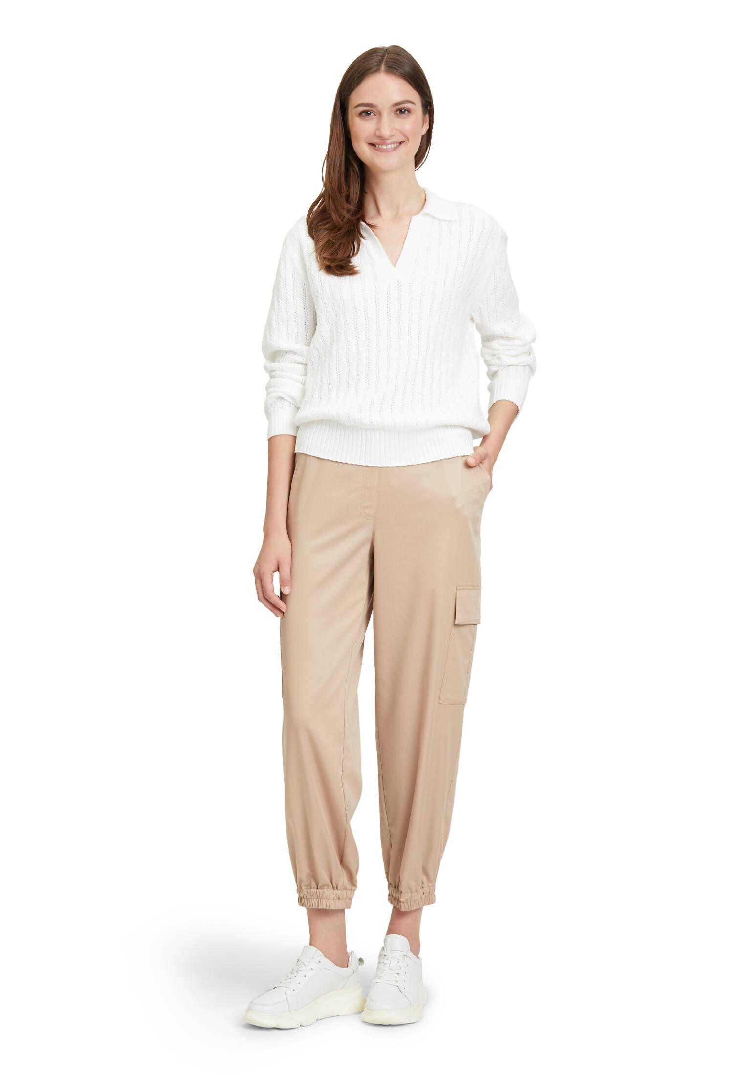 Betty & Co| Damen Casual-Hose mit aufgesetzten Taschen