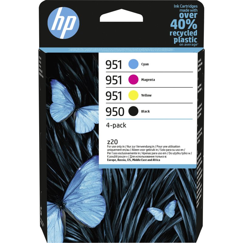HP 950+ HP 951 Pack cartouche 4 couleurs pour imprimante jet d'encre
