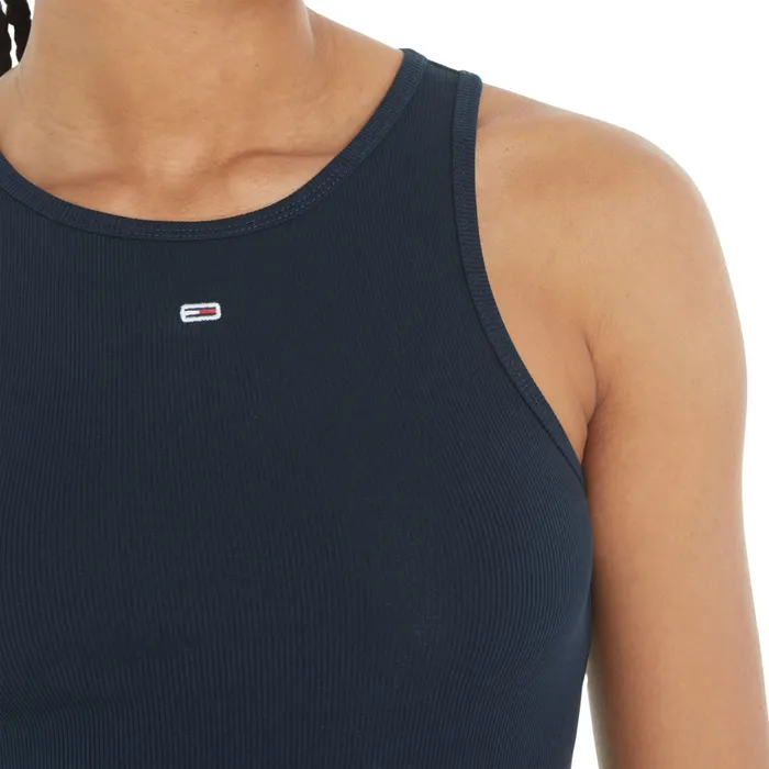 Tommy Hilfiger Essential Slim Rib-Knit Tanktop Dames