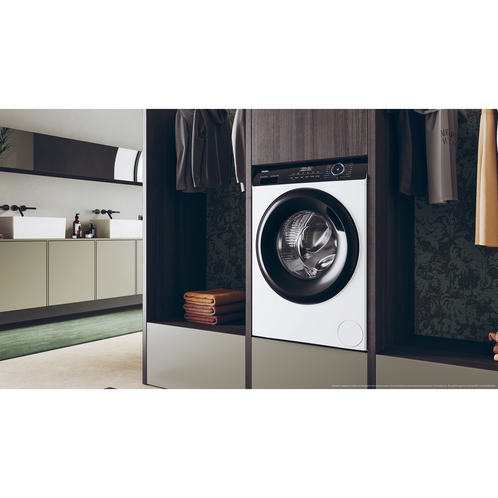 HAIER Waschmaschine HW80-B14939 - 8 kg - 1400 U/Min. - A