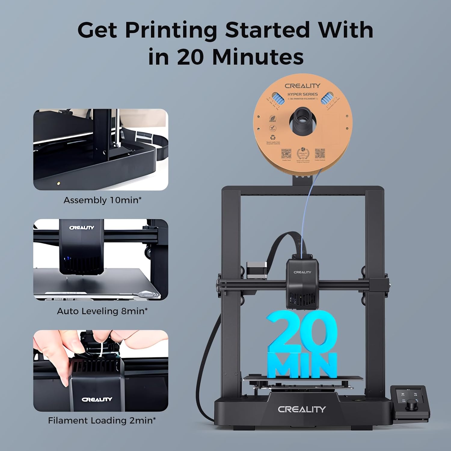 Imprimante 3D Creality Ender-3 V3 SE - 220 x 220 x 250 mm