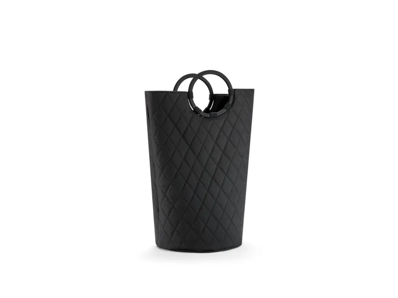 Reisenthel loophome M, Sort, Aluminium, Polyester, Kurv, Monokromatisk, Geometrisk mønster, Indendørs