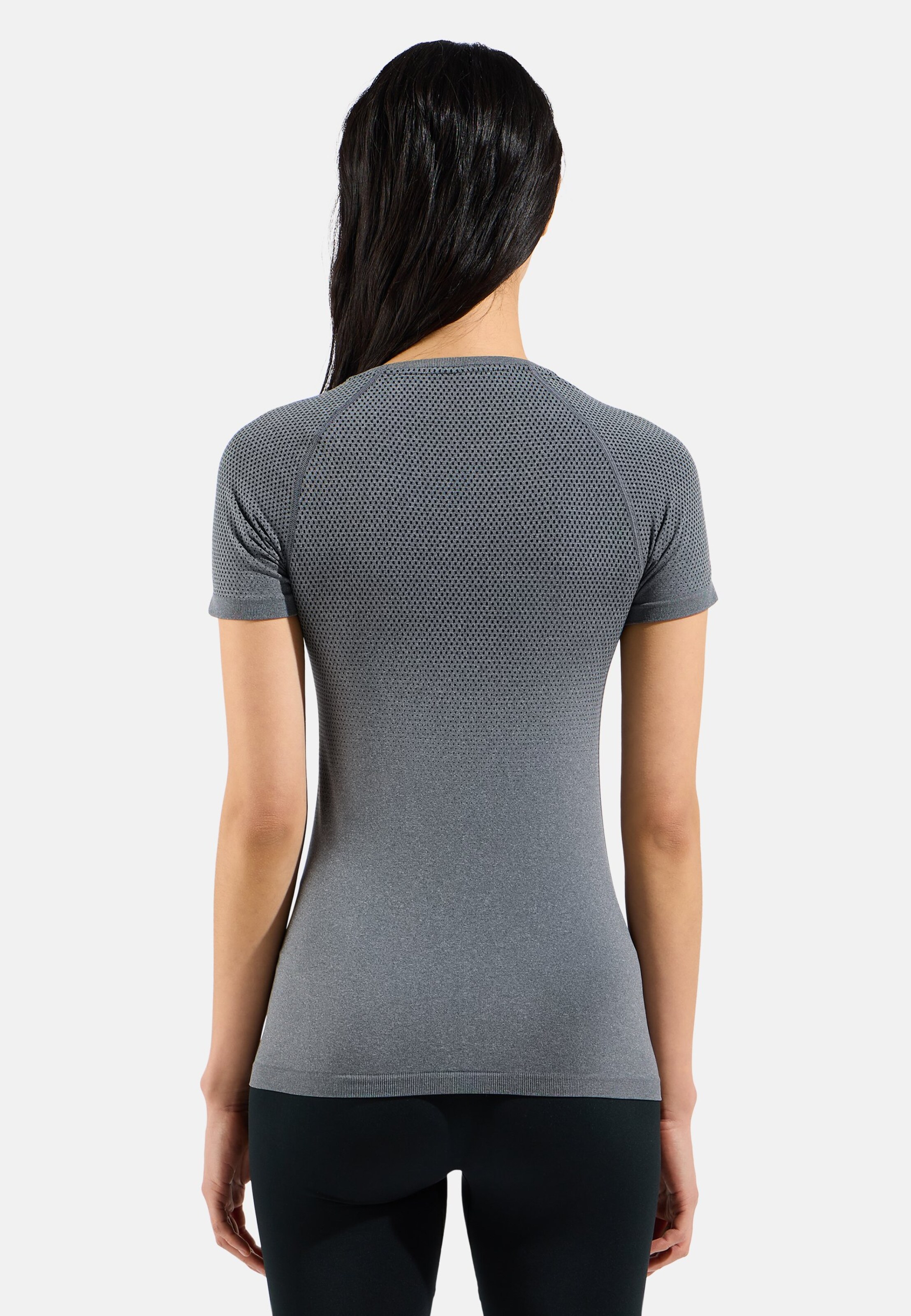 Performance Light Base Layer Langarmshirt in grey melange