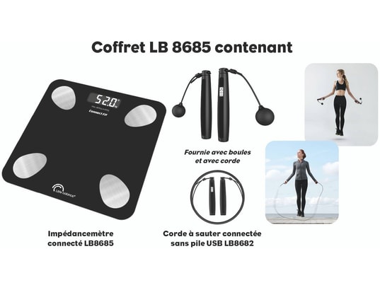 LITTLE BALANCE - Pèse personne impédancemètre connecté 8685