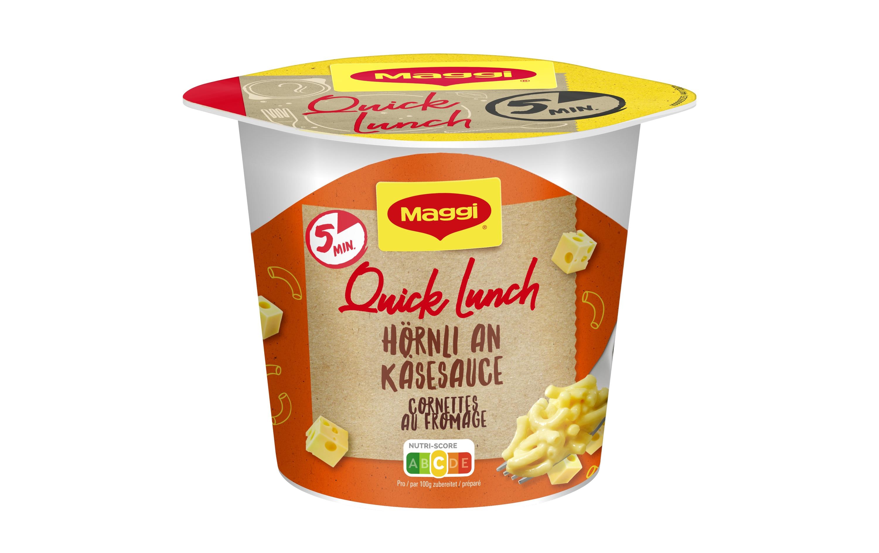 Quick Lunch Hörnli an Käsesauce 63 gFertigmenu