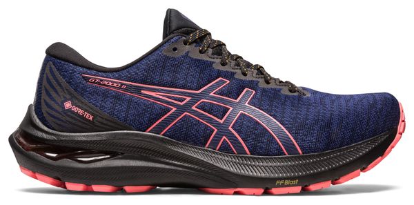 Chaussures Running Asics GT-2000 11 GTX Bleu/Noir/Rose Femme