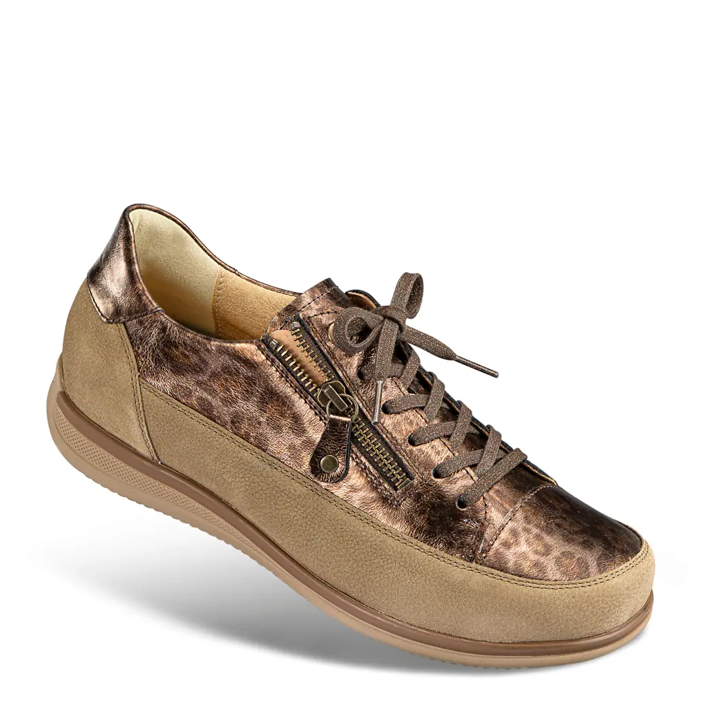 DAMEN - Schnürschuh LINA bronze