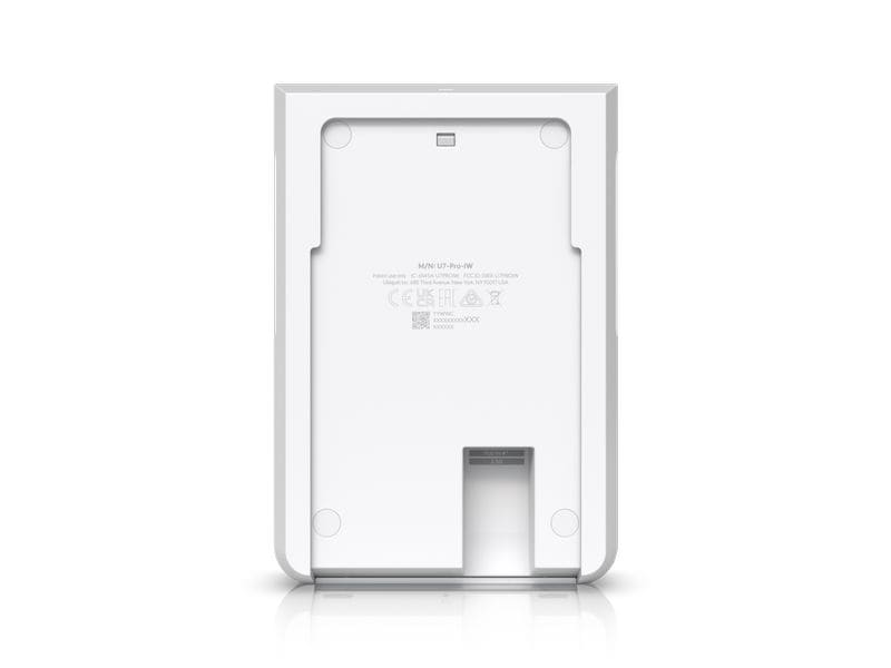 Ubiquiti Mesh Access Point U7-Pro-Wall Vielseitiges Wand-WiFi-6E-Zugangspunkt mit erweiterten Funktionen für optimale Netzwerkabdeckung und -sicherheit