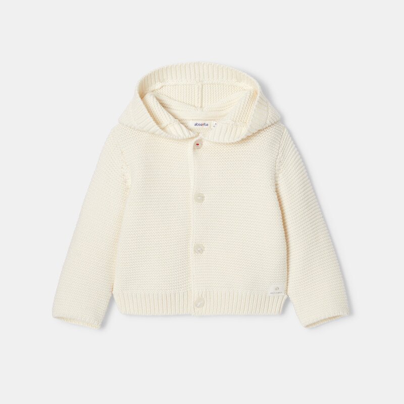 Gilet en tricot blanc naissance Absorba Blanc
