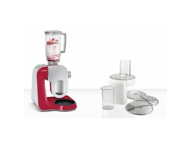 Bosch MUM5 CreationLine MUM58720 - Køkkenmaskine - 1000 W - dybrød/sølv