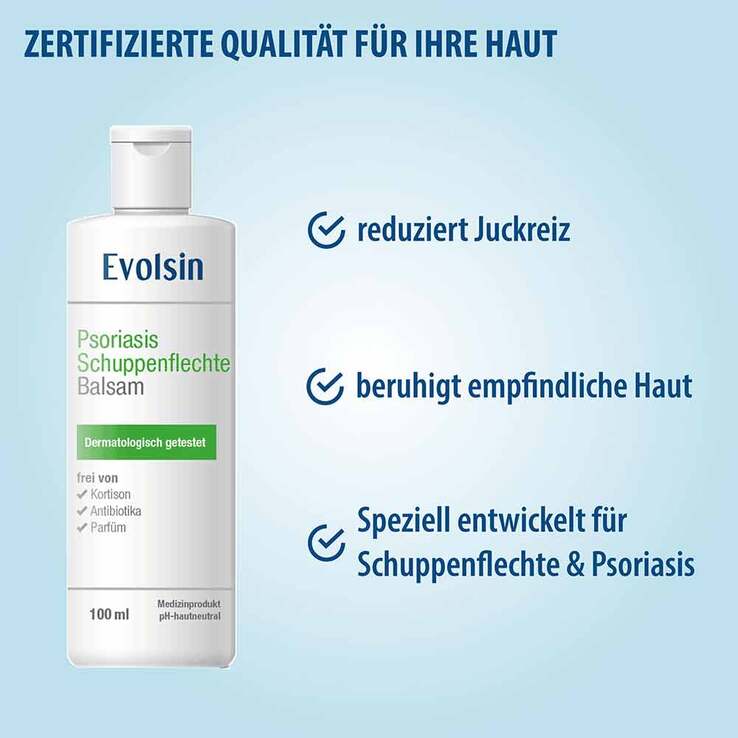 Evolsin Psoriasis Schuppenflechte Balsam, 100 ml