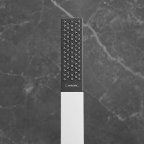 Hansgrohe Rainfinity staafhanddouche wit mat