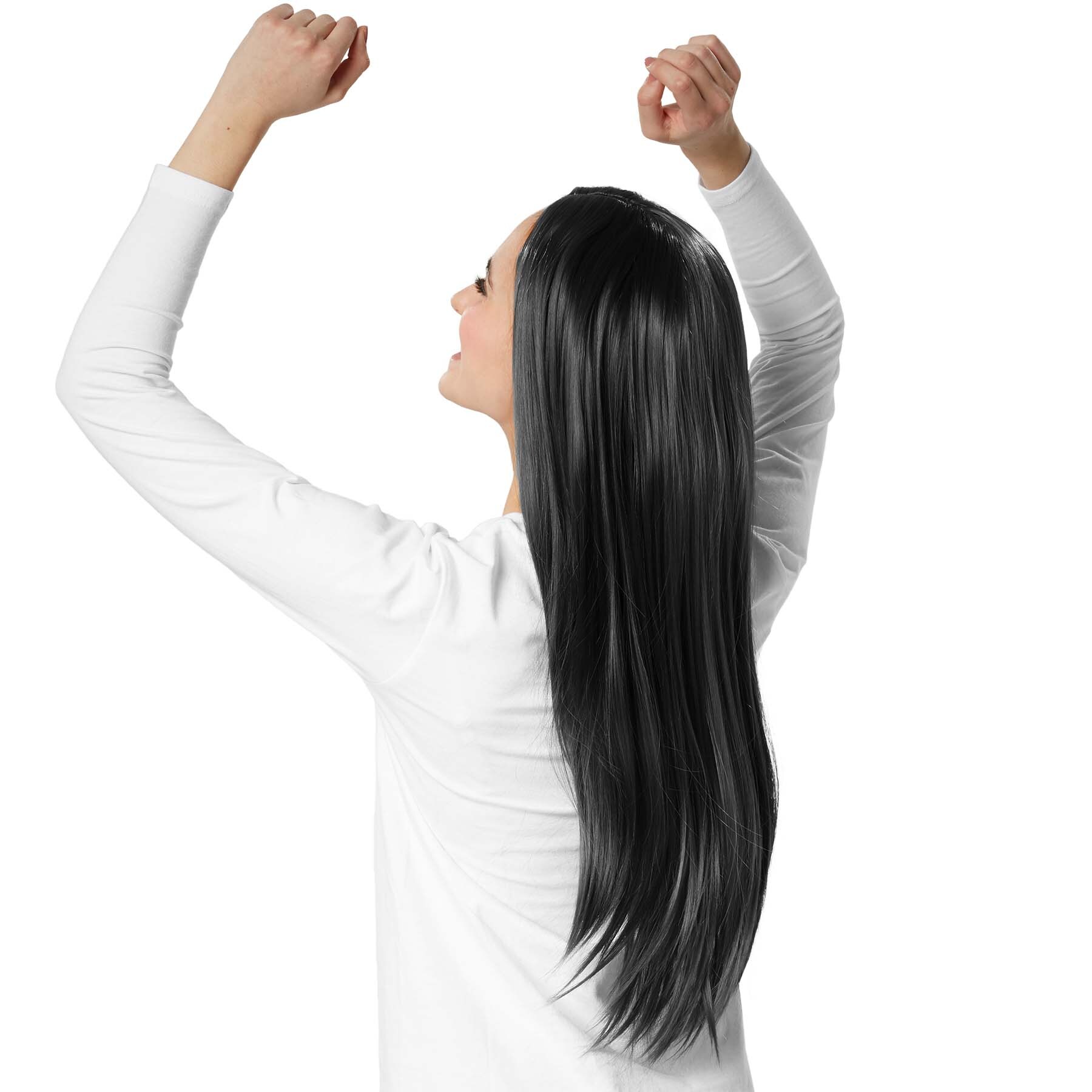 tectake® Perücke Lange Haare glatt