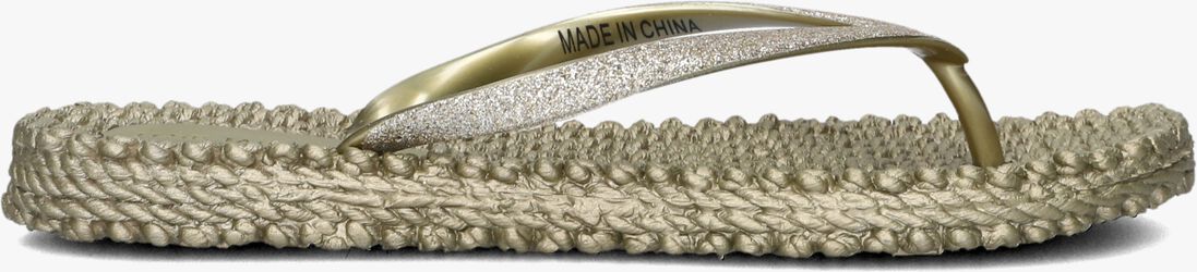 ILSE JACOBSEN gouden ilse jacobsen teenslippers cheerful01