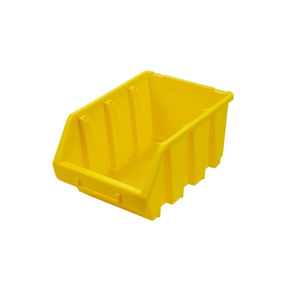PROREGAL SuperSaver Set 10x Opbergdoos 3 HxBxD 12,6 x 17 x 24 cm Polypropyleen Geel