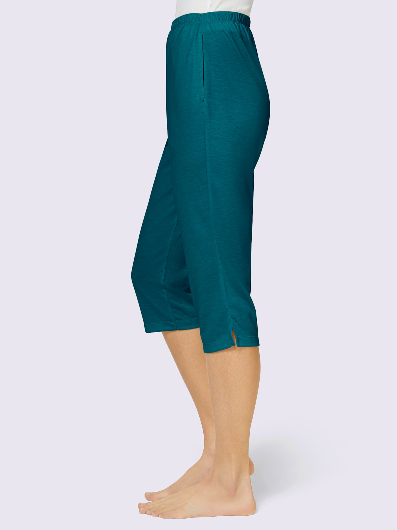 Lot de 2 pantalons corsaires en jersey doux