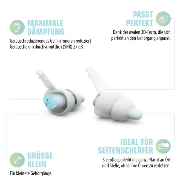 SleepDeep Ohrenstöpsel Gr. S