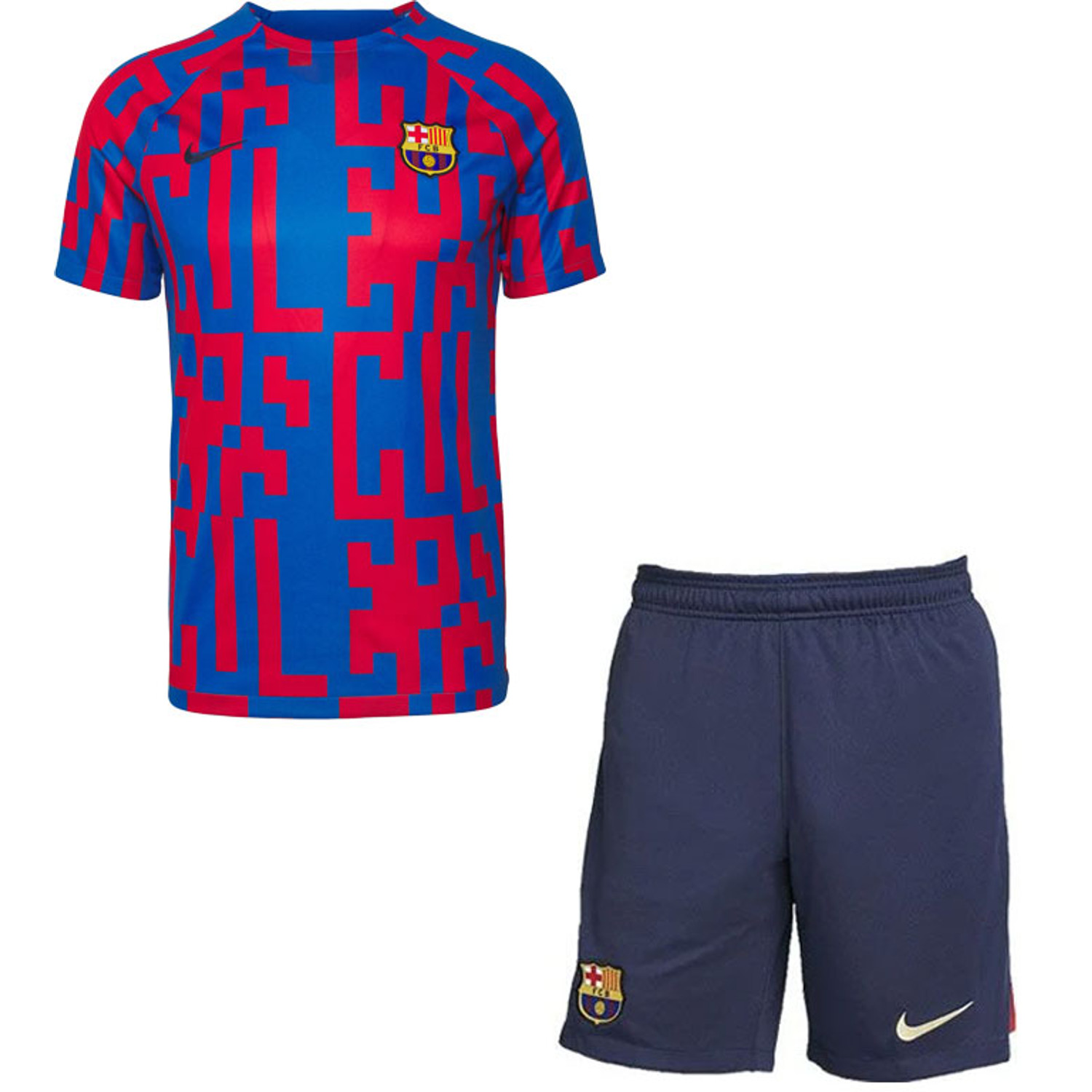 Nike FC Barcelona Pre-match Trainingsset Kids