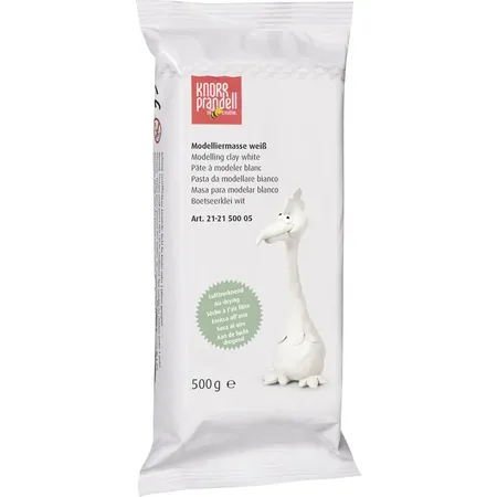 Knorr Prandell 212150005 Modelliermasse, weiß, 500 g
