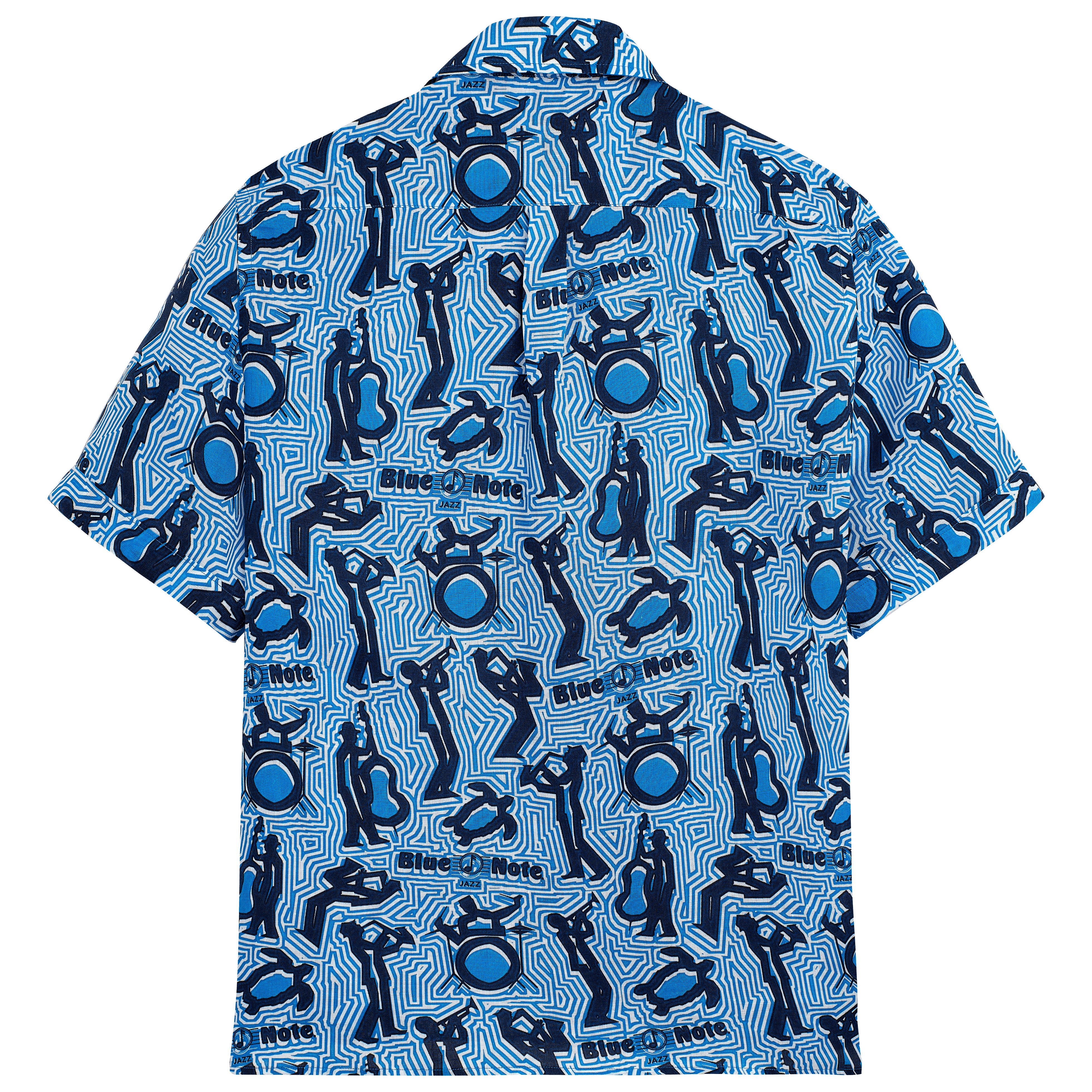 Chemise bowling en lin homme - Vilebrequin x Blue Note | Site Vilebrequin | HARZAU23