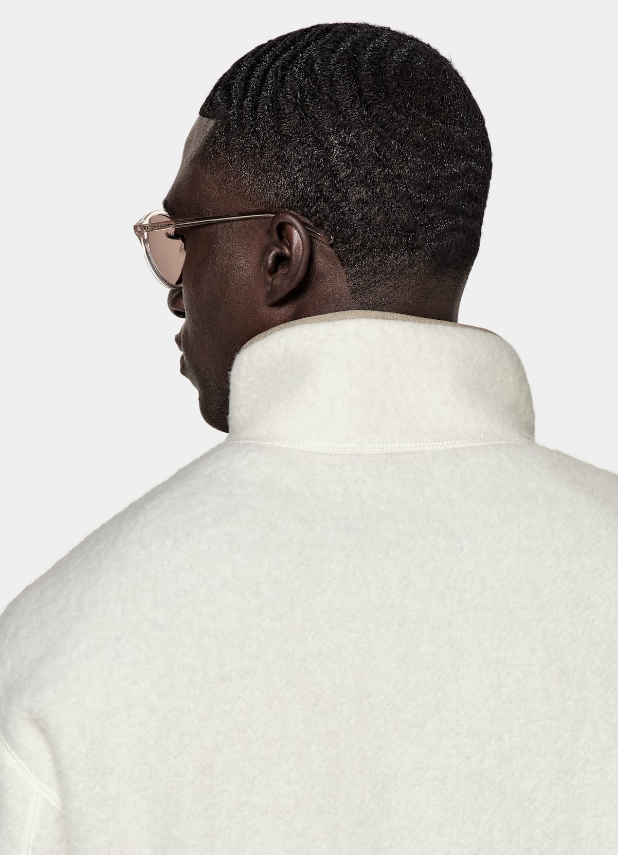 Veste de randonnée blanc cassé