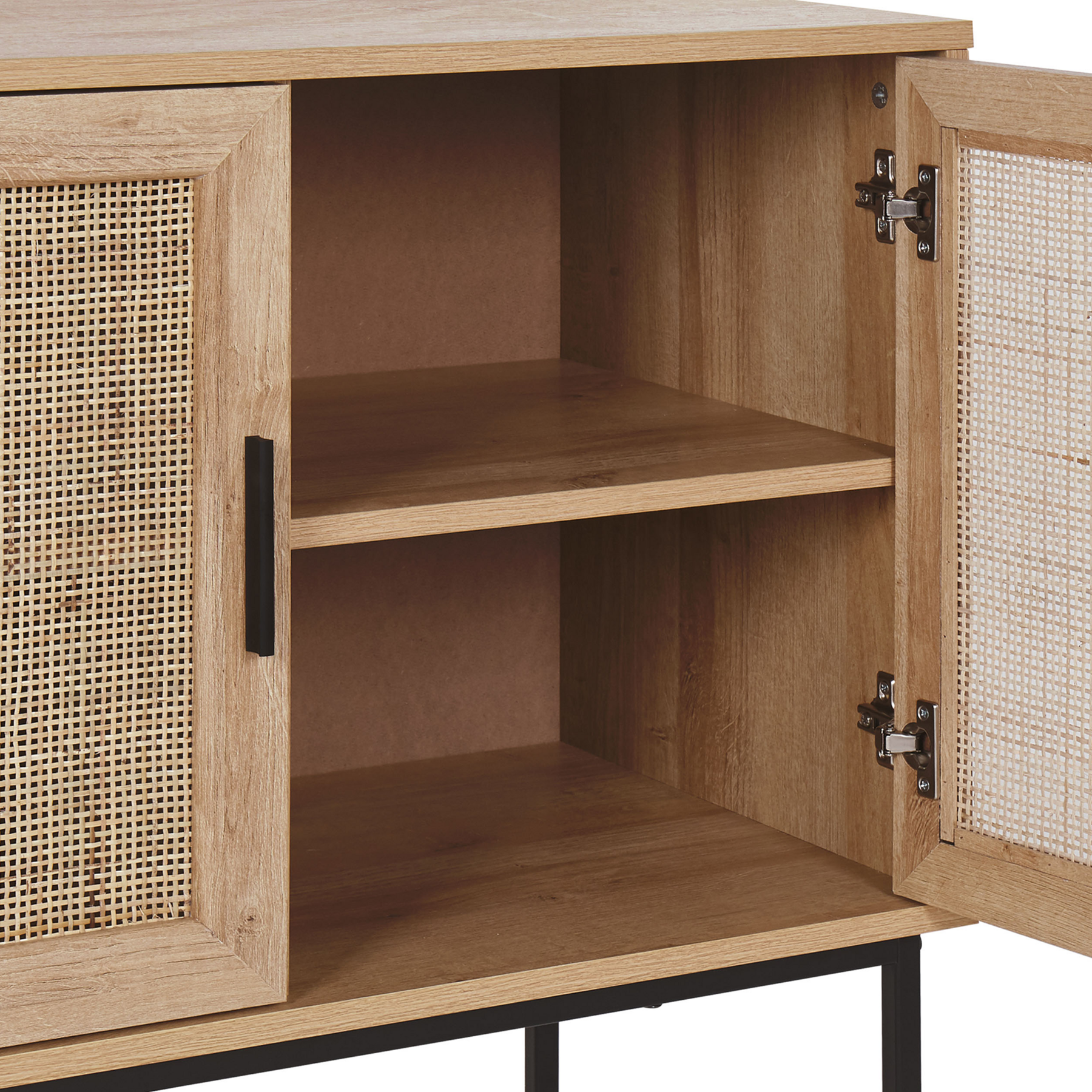 Beliani - PASCO  - Sideboard - Lichte houtkleur - Vezelplaat