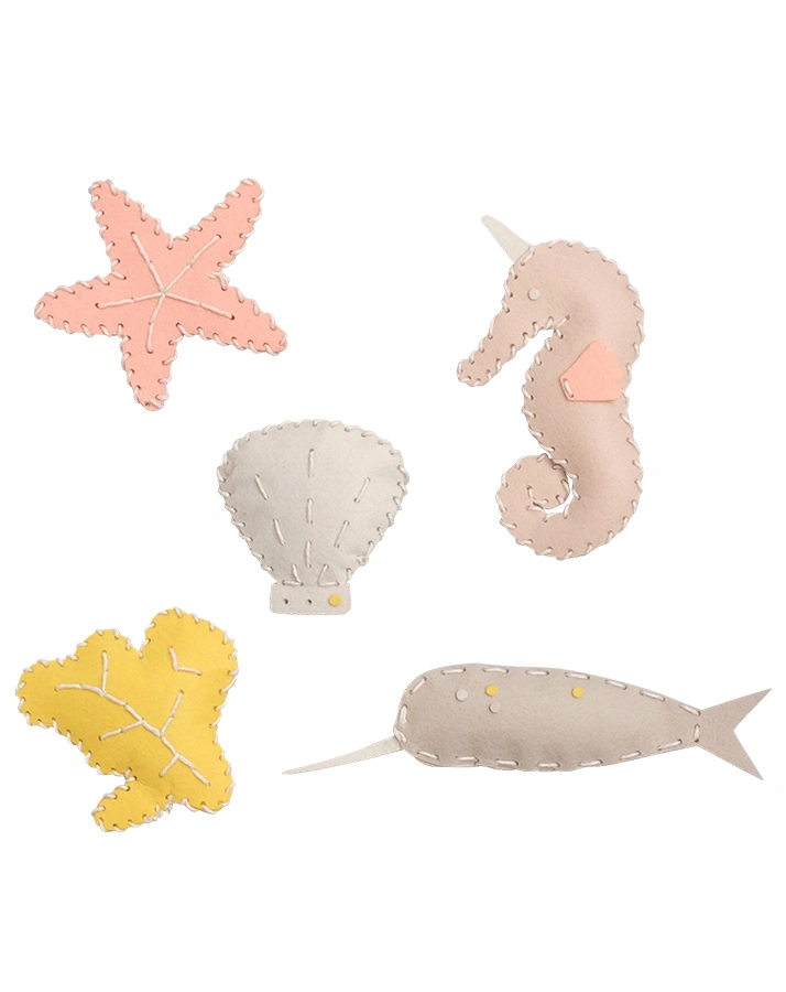 Näh-Bastelset SEA CREATURE 5-teilig
