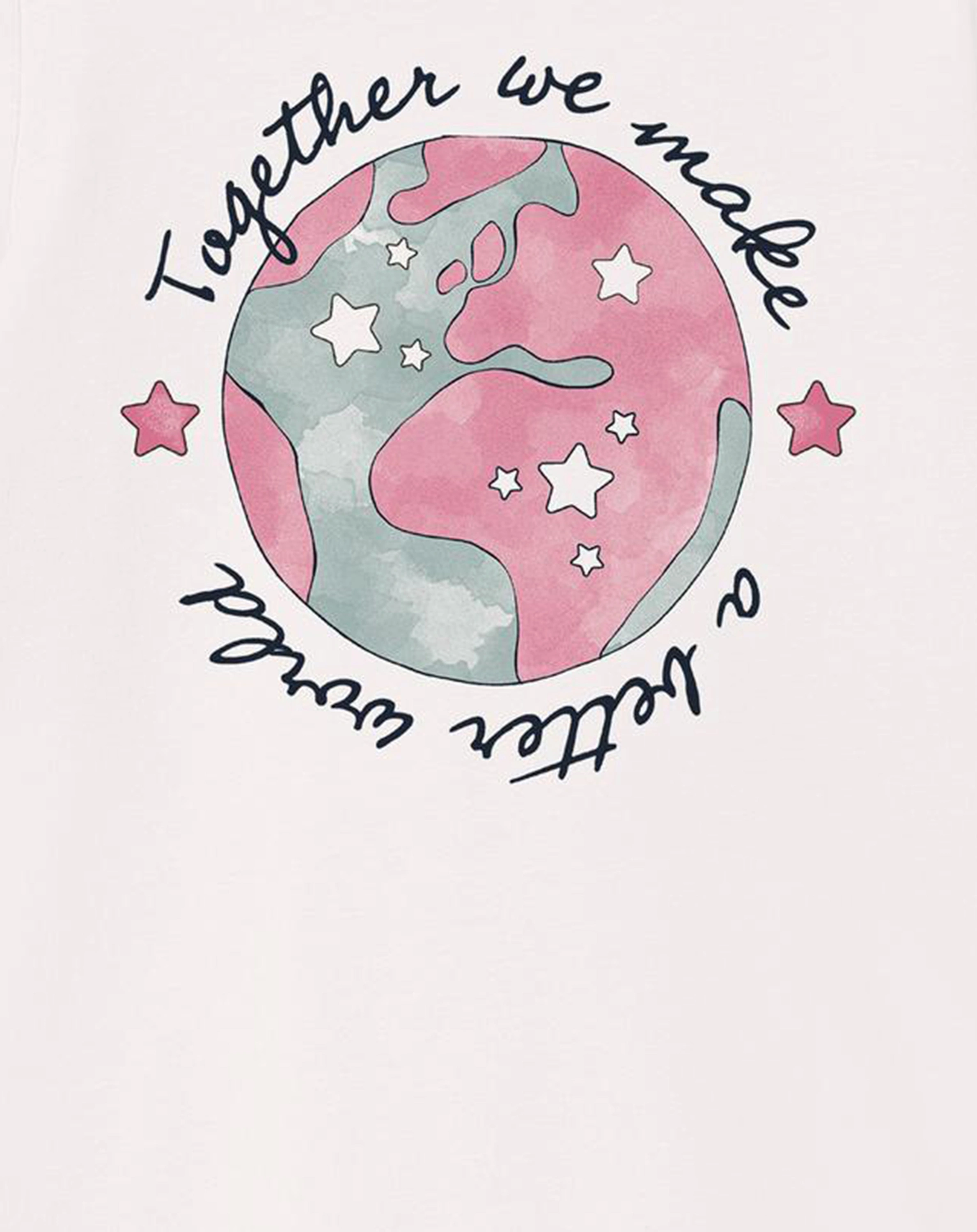 Langarmshirt NMFVIOLET WORLD in white alyssum