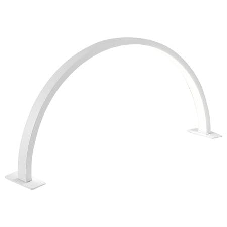 UNIQ halvmåne bue bordlampe for manikyr / øyenvippeforlengelser - hvit