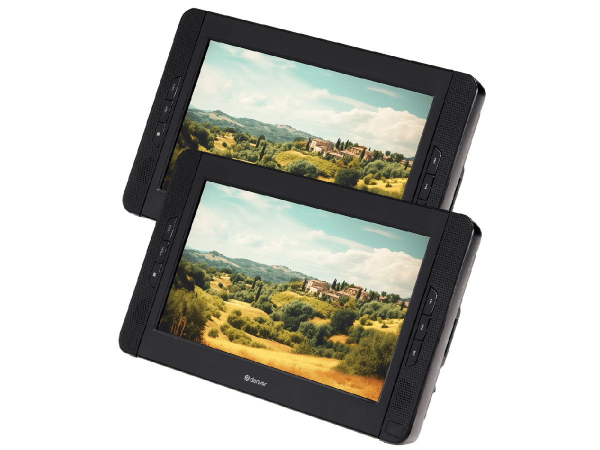 Denver MTW1098 Draagbare DVD speler met 2 schermen