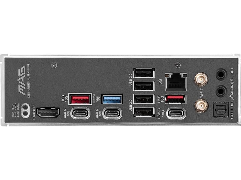 MSI Mainboard MAG B850 TOMAHAWK MAX WIFI MSI MAG B850 TOMAHAWK MAX WIFI Motherboard AMD B850 Sockel AM5 ATX