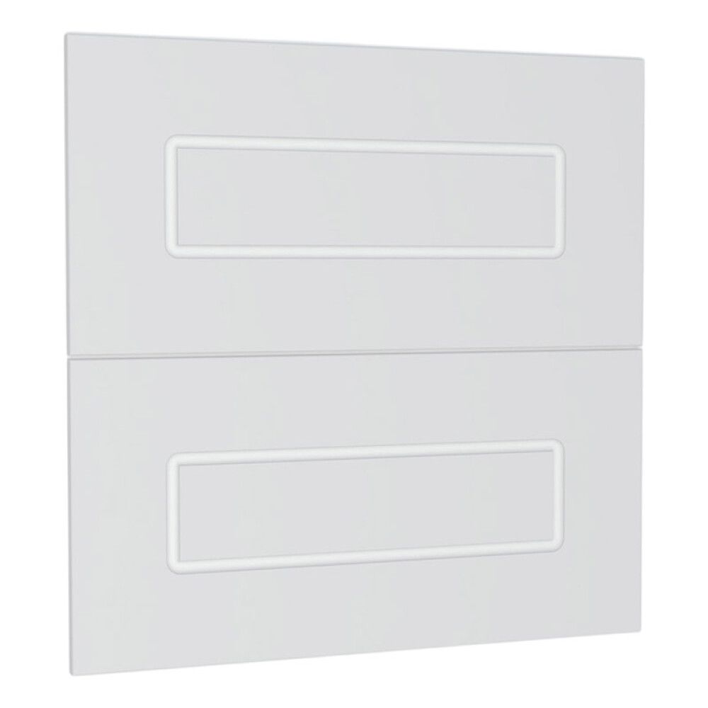 SKUFFEFRONT RIVA FOR SERVANTSKAP AGNES 50CM RAMME HVIT MATT 2STK/PK