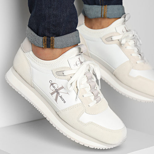 Baskets Runner Sock Lace Up 0553 Bright White