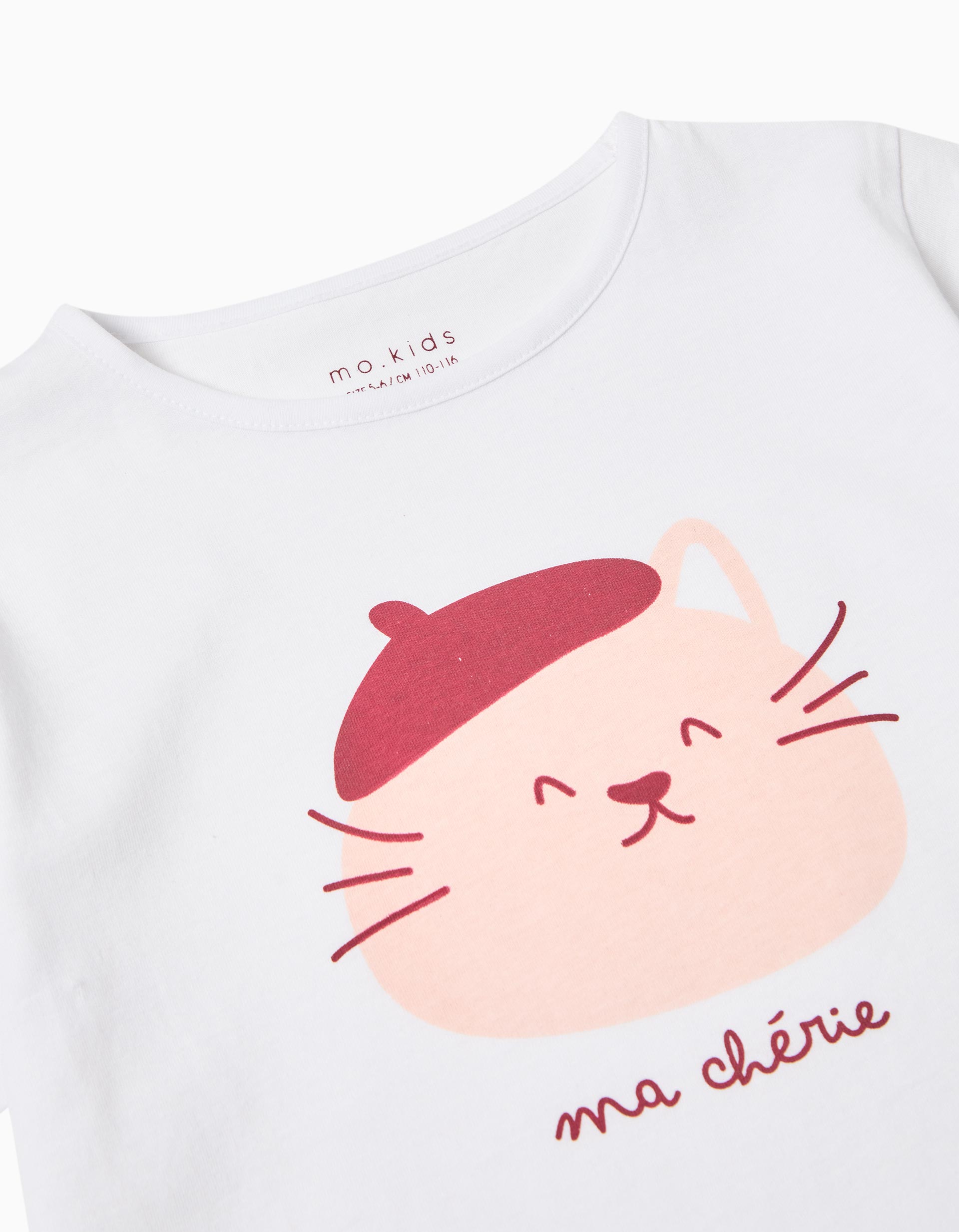 Pijama Jersey, Menina, Branco