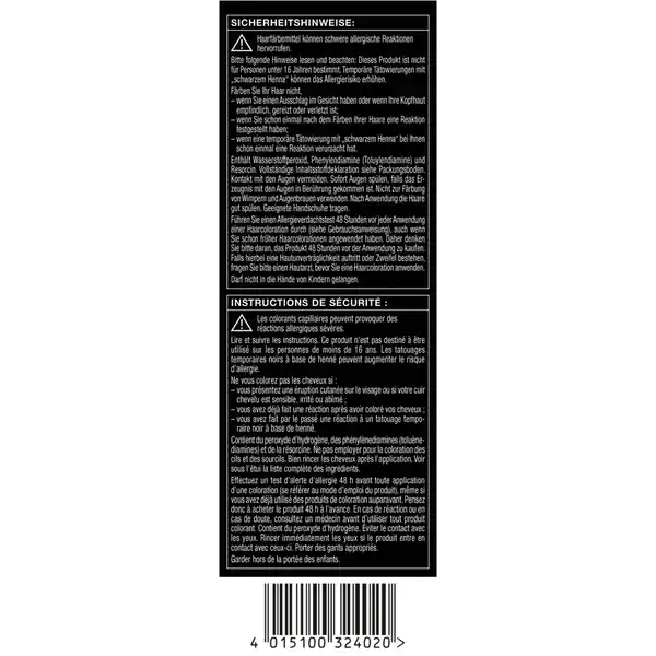 Professional Performance Permanente Coloration 1_4 Blauschwarz