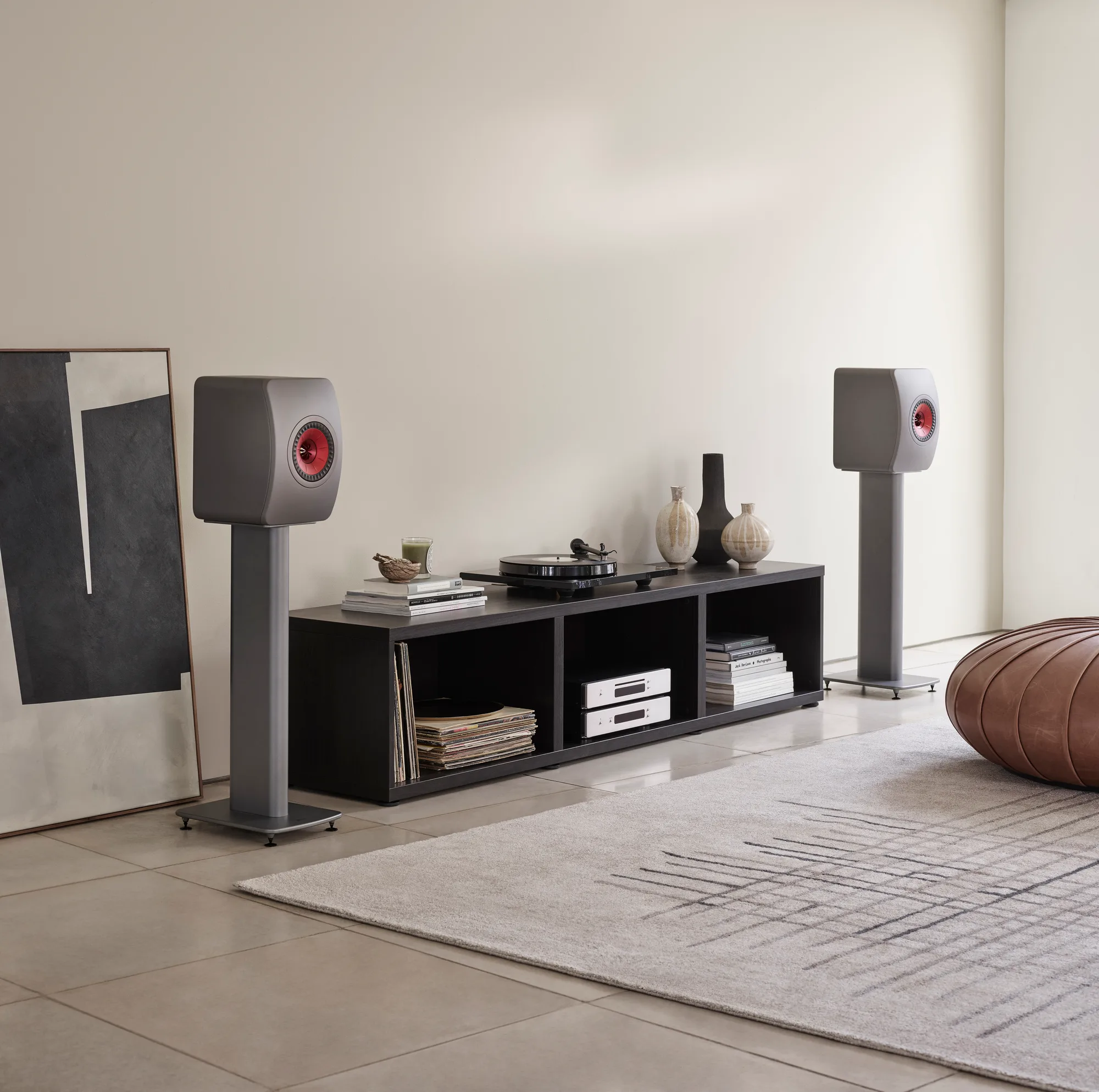 KEF LS50 Meta Titane mat (la paire) Enceintes bibliothèque