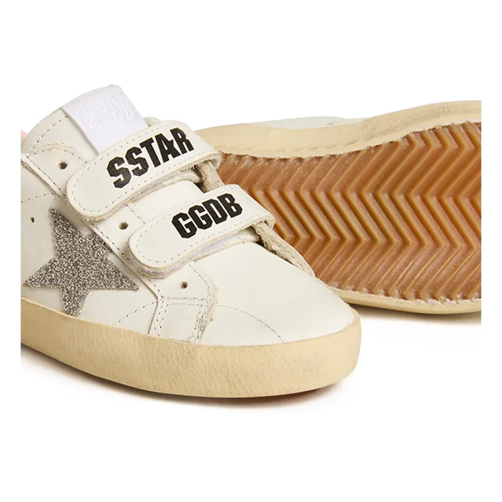 Golden Goose Baskets Scratchs Old School | Rose pâle