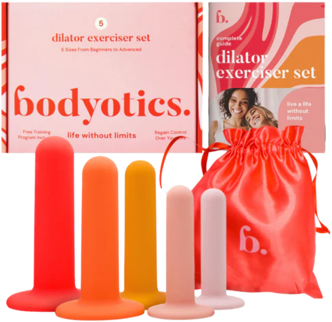 bodyotics  Deluxe Soft Beckenboden Trainingsdilatoren, 5 Stk