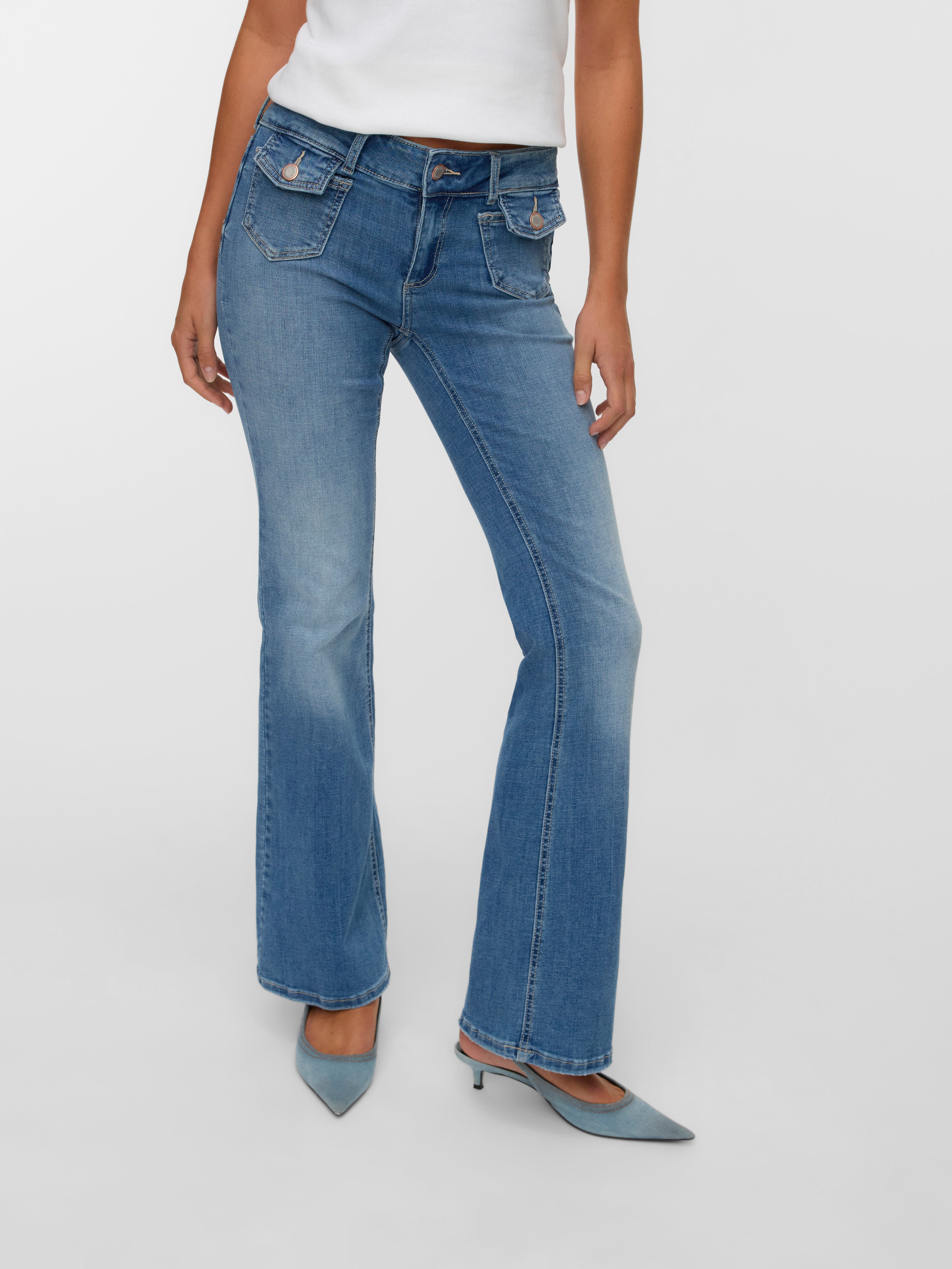 VMJEAN Low rise Flared fit Jeans
